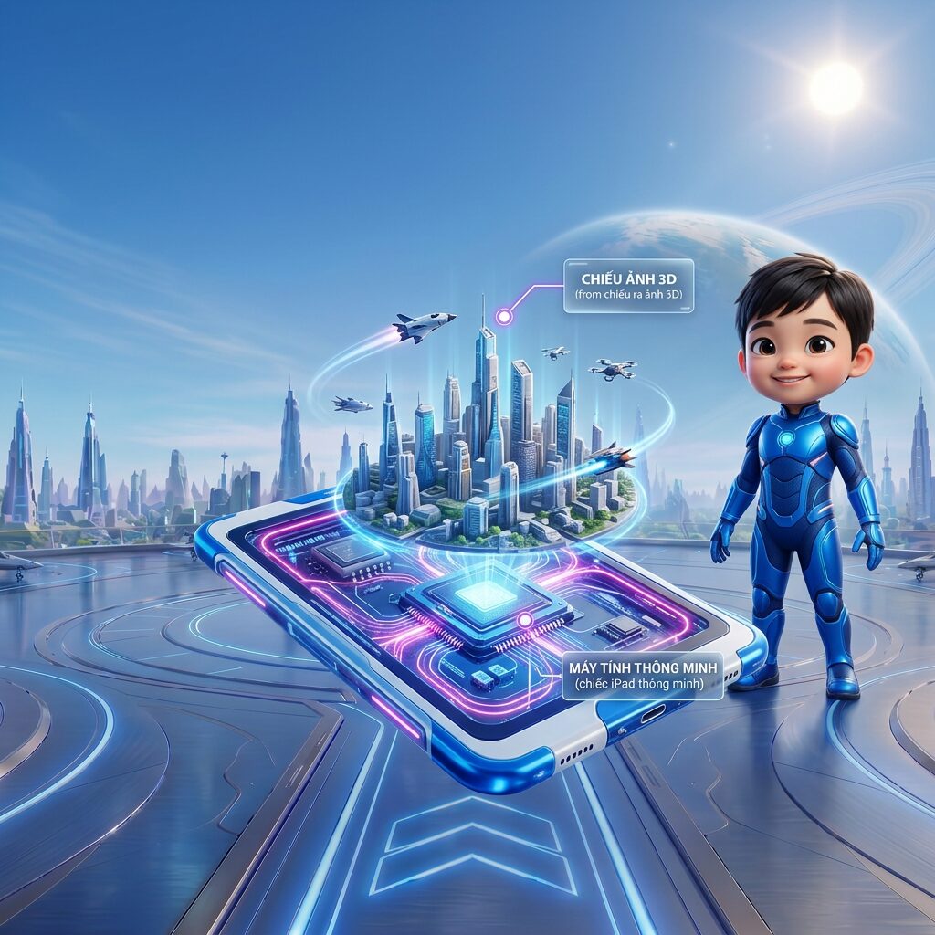 Tác phẩm "iPad" của Trần Minh Trí, Căn cứ Siêu Anh Hùng