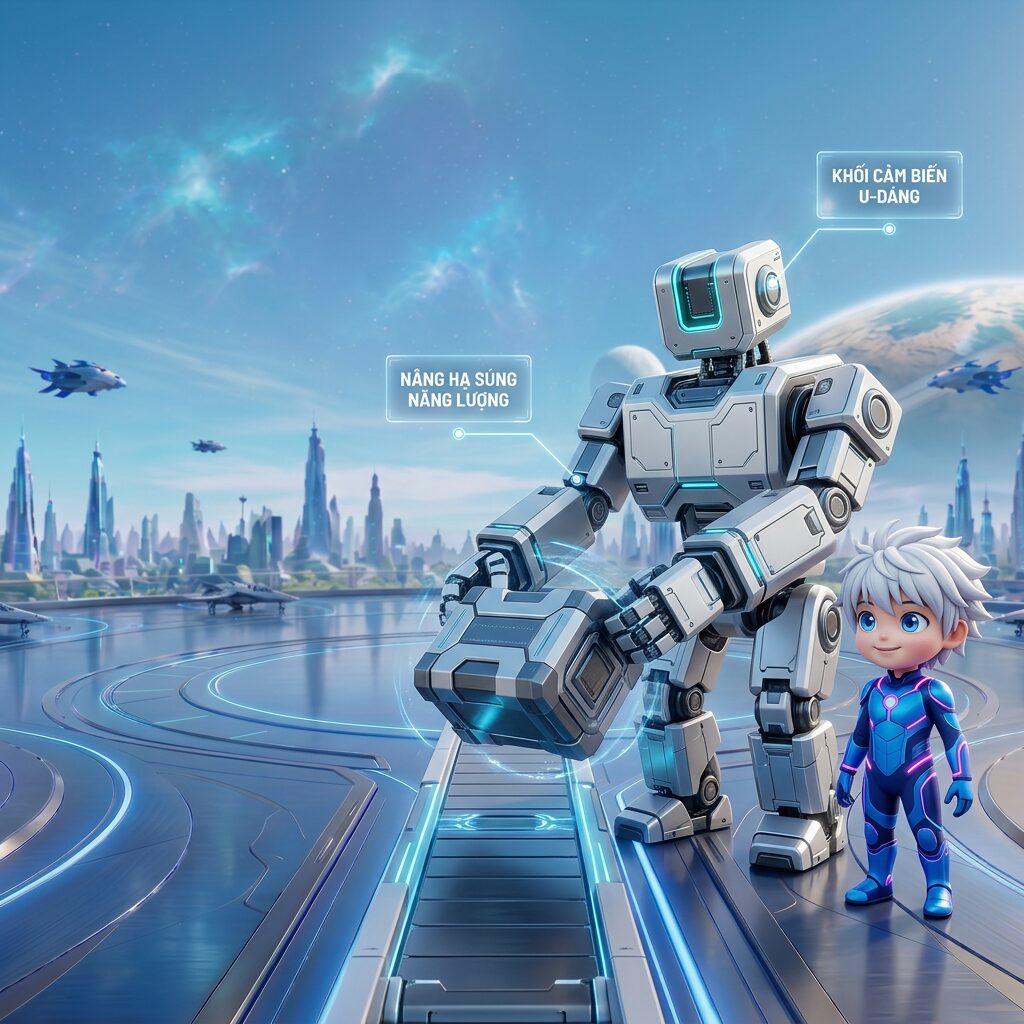 Tác phẩm "Robot nét cực ngầu" của Ken, Căn cứ Siêu Anh Hùng