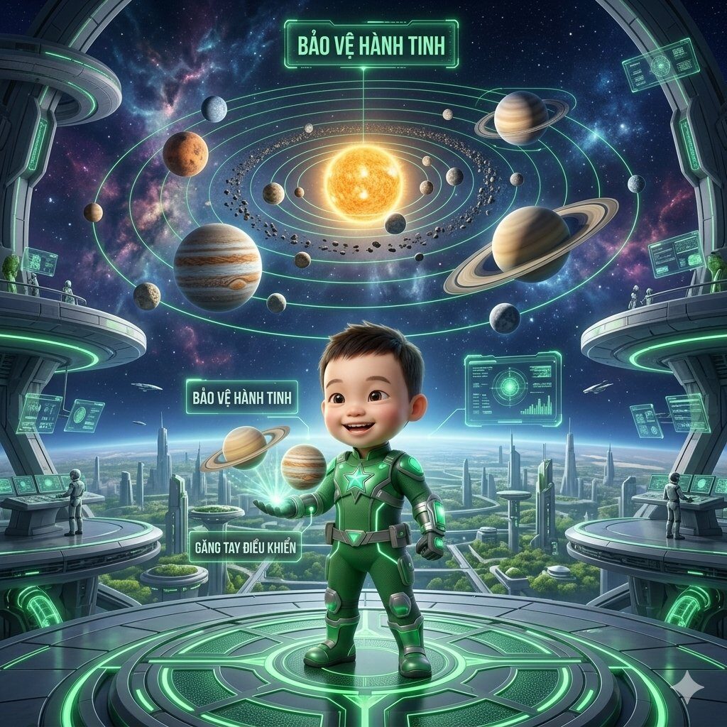 Tác phẩm "Siêu Anh Hùng Hệ Mặt Trời" của Gia Bảo, Căn cứ Thám Hiểm