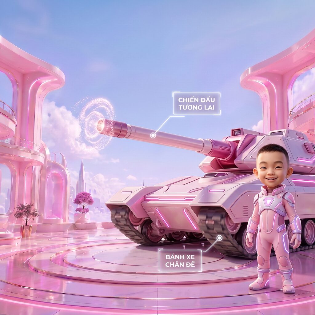 Tác phẩm "Triển lãm xe tăng" của vinh vu, Căn cứ Mộng Mơ