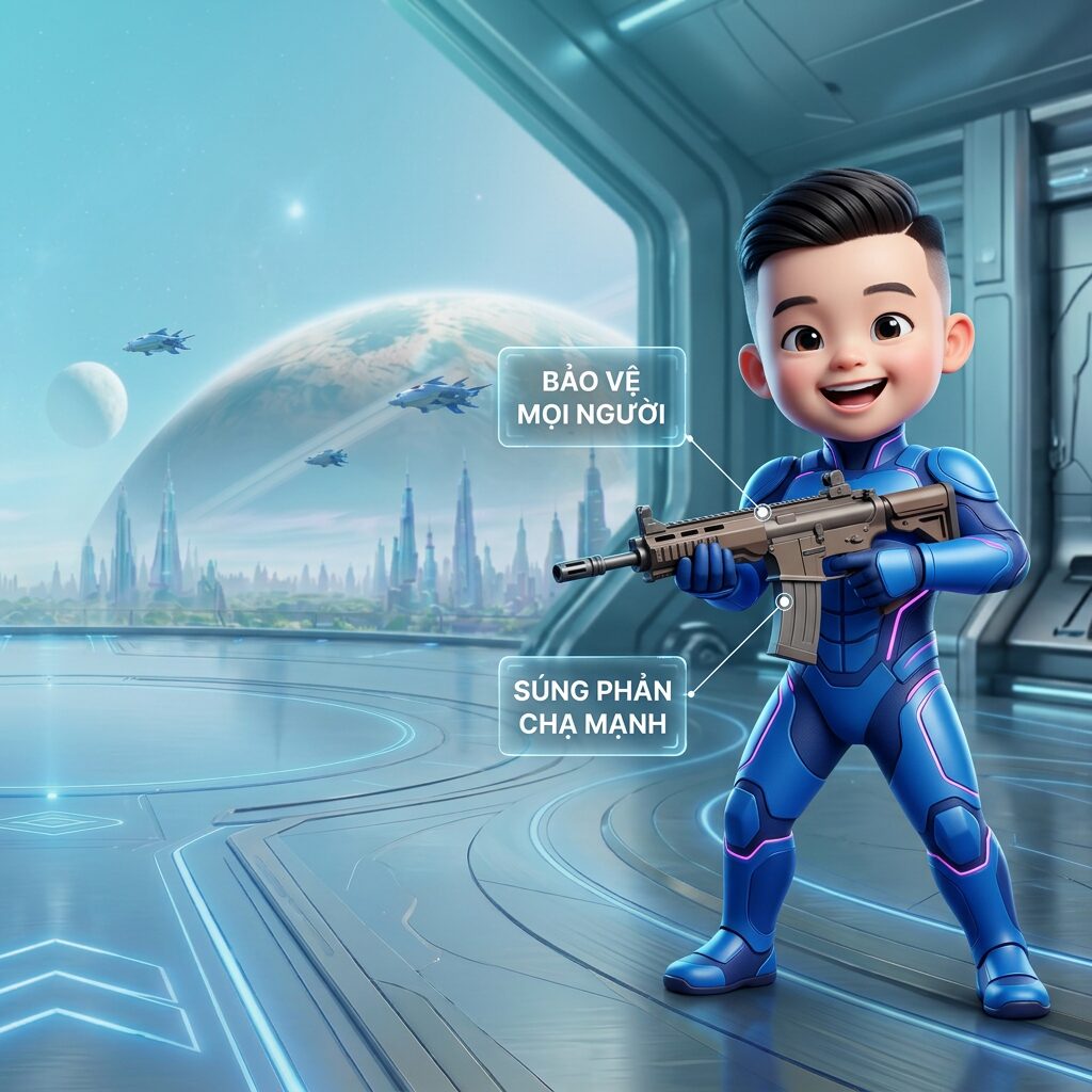 Tác phẩm "Siêu anh hùng nhí" của Gia Bảo, Căn cứ Siêu Anh Hùng