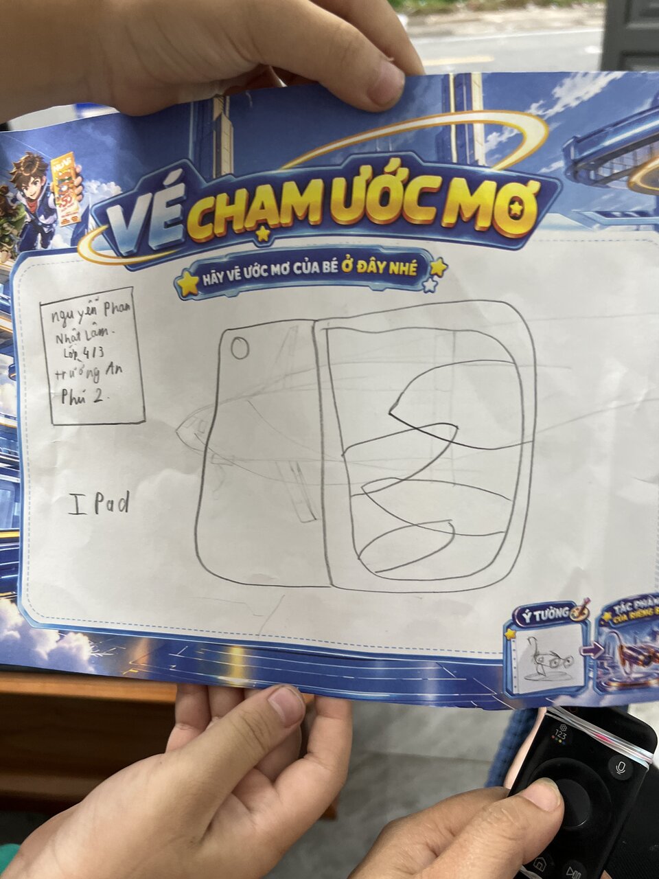 Ảnh gốc bé gửi