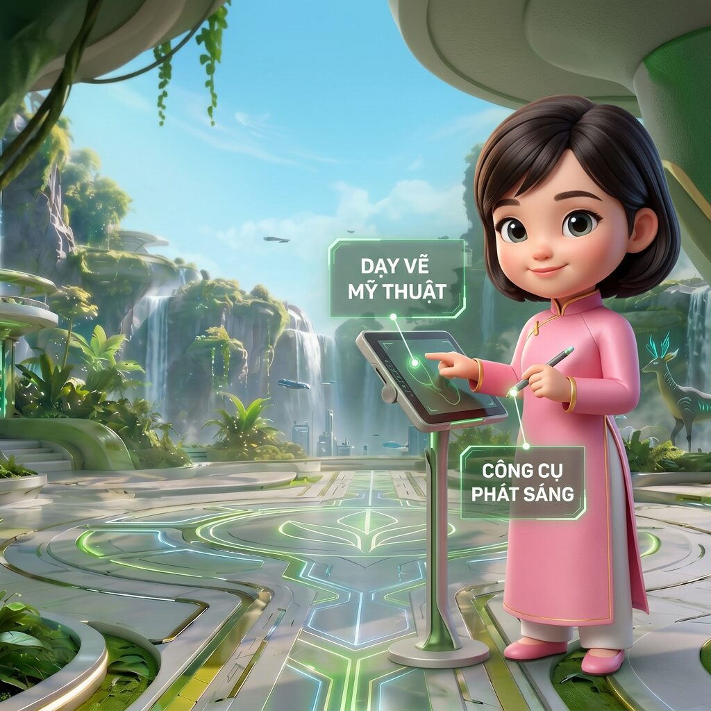 Tác phẩm "Giáo viên mỹ thuật dạy giỏi" của Thảo tranh sayhi, Căn cứ Thám Hiểm