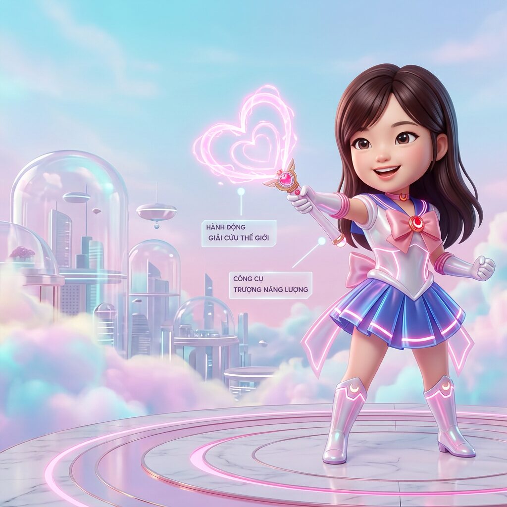 Tác phẩm "Thủy thủ mặt trăng" của Thảo cute, Căn cứ Mộng Mơ