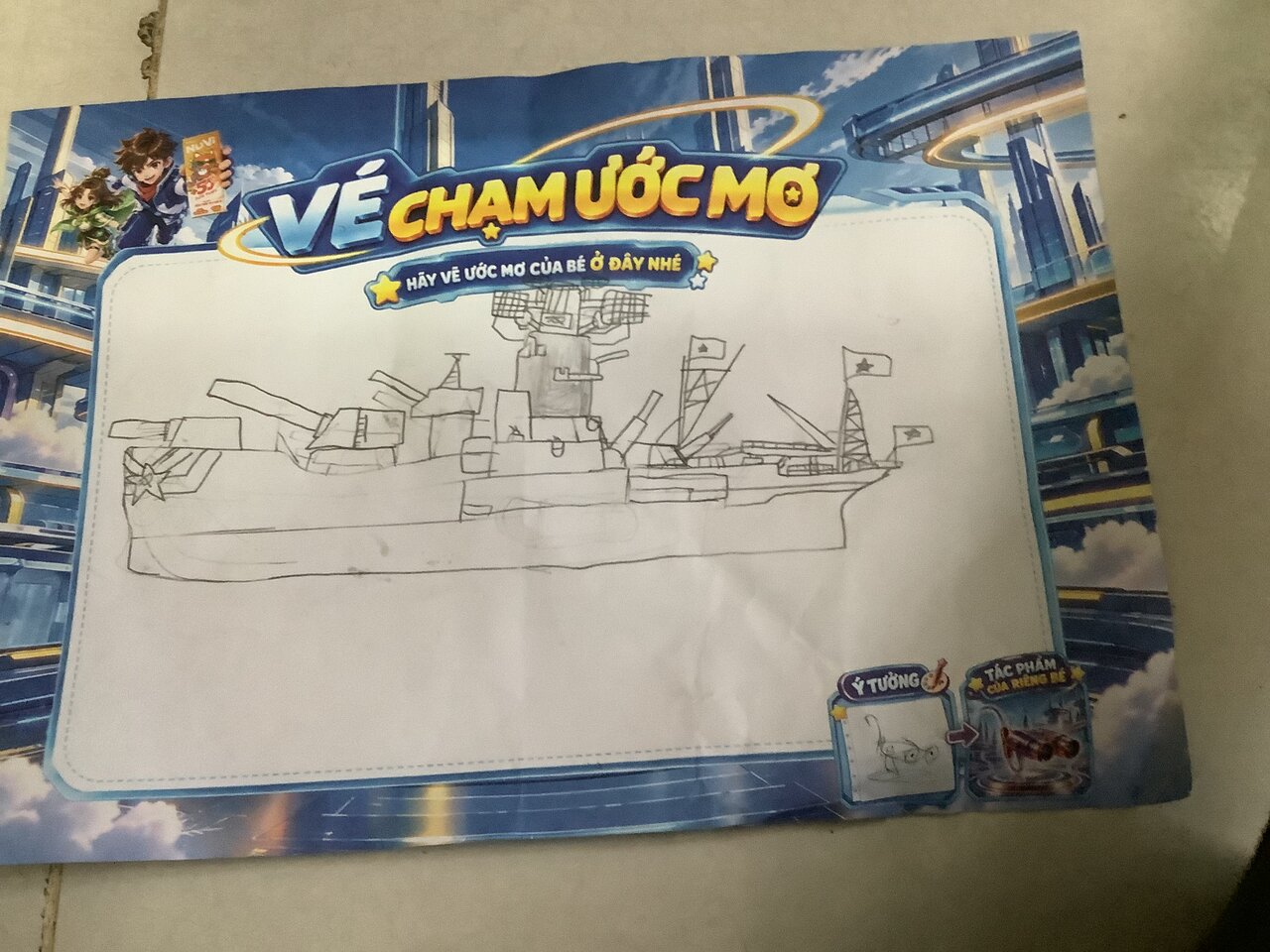 Ảnh gốc bé gửi
