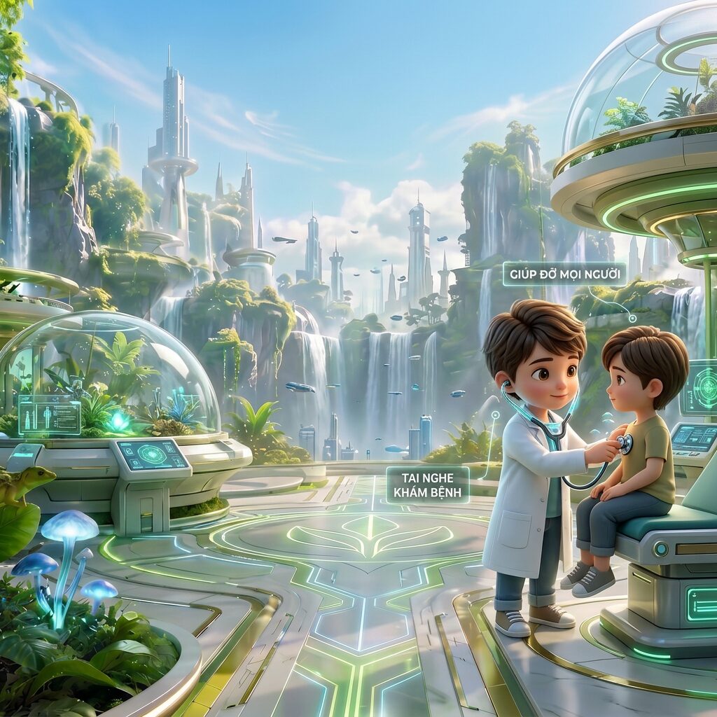 Tác phẩm "Chắp cách ước mơ" của Võ Minh anh cutieeee, Căn cứ Thám Hiểm