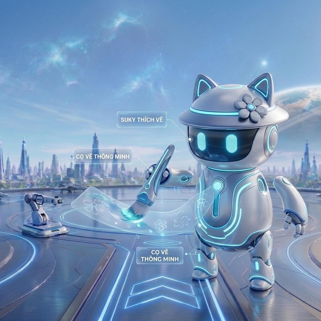 Tác phẩm robot yêu đời
