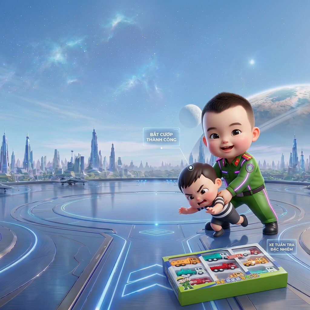 Tác phẩm "Làm điều tốt mỗi ngày bạn nhé" của Đào Bảo Khang, Căn cứ Siêu Anh Hùng