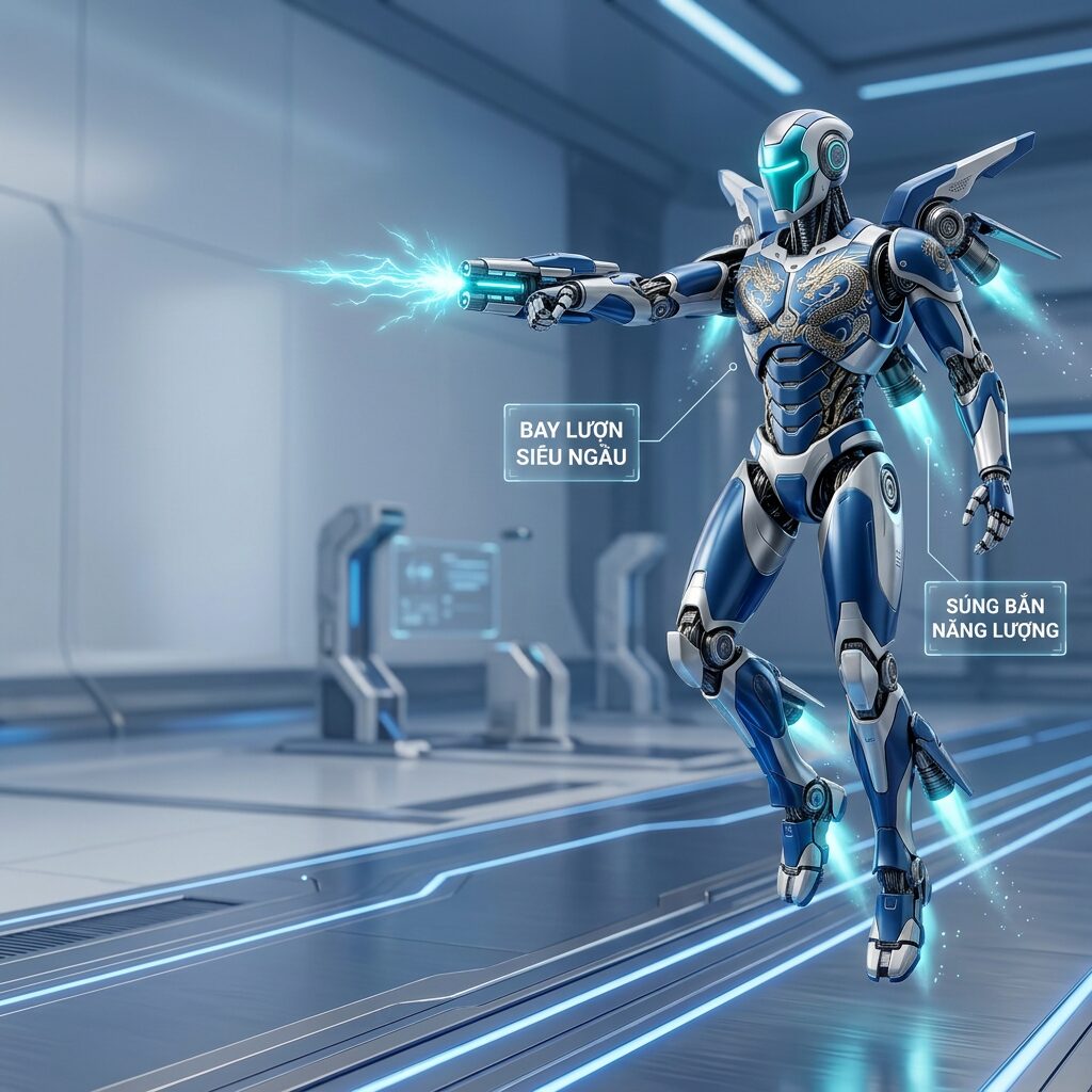 Tác phẩm "Robot aidimen" của Sỉ rô, Căn cứ Siêu Anh Hùng