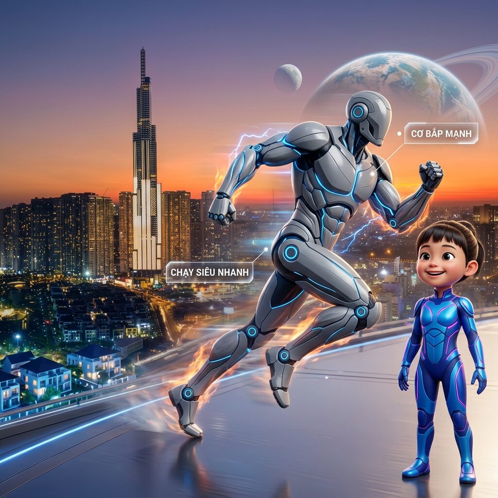 Tác phẩm "Robot của Cao Phong" của PHONG BÁ KHÍ, Căn cứ Siêu Anh Hùng