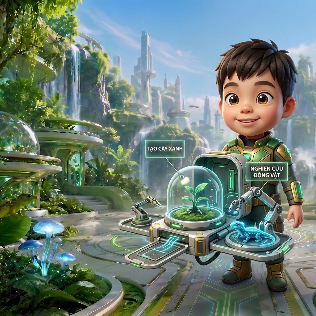 Tác phẩm "Phòng thí nghiệm huyền bí" của Nguyễn Đức Quang, Căn cứ Thám Hiểm