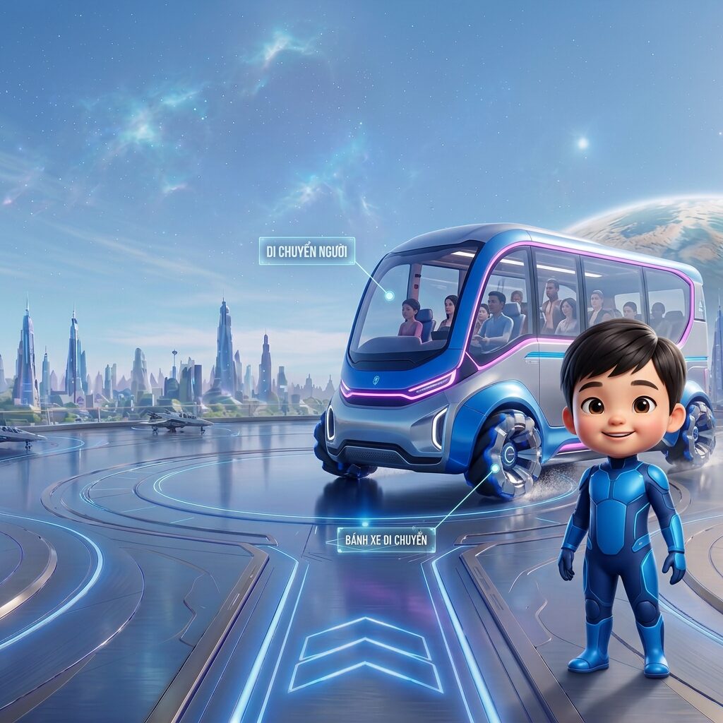 Tác phẩm "Xe buýt nuvi" của Hà, Căn cứ Siêu Anh Hùng