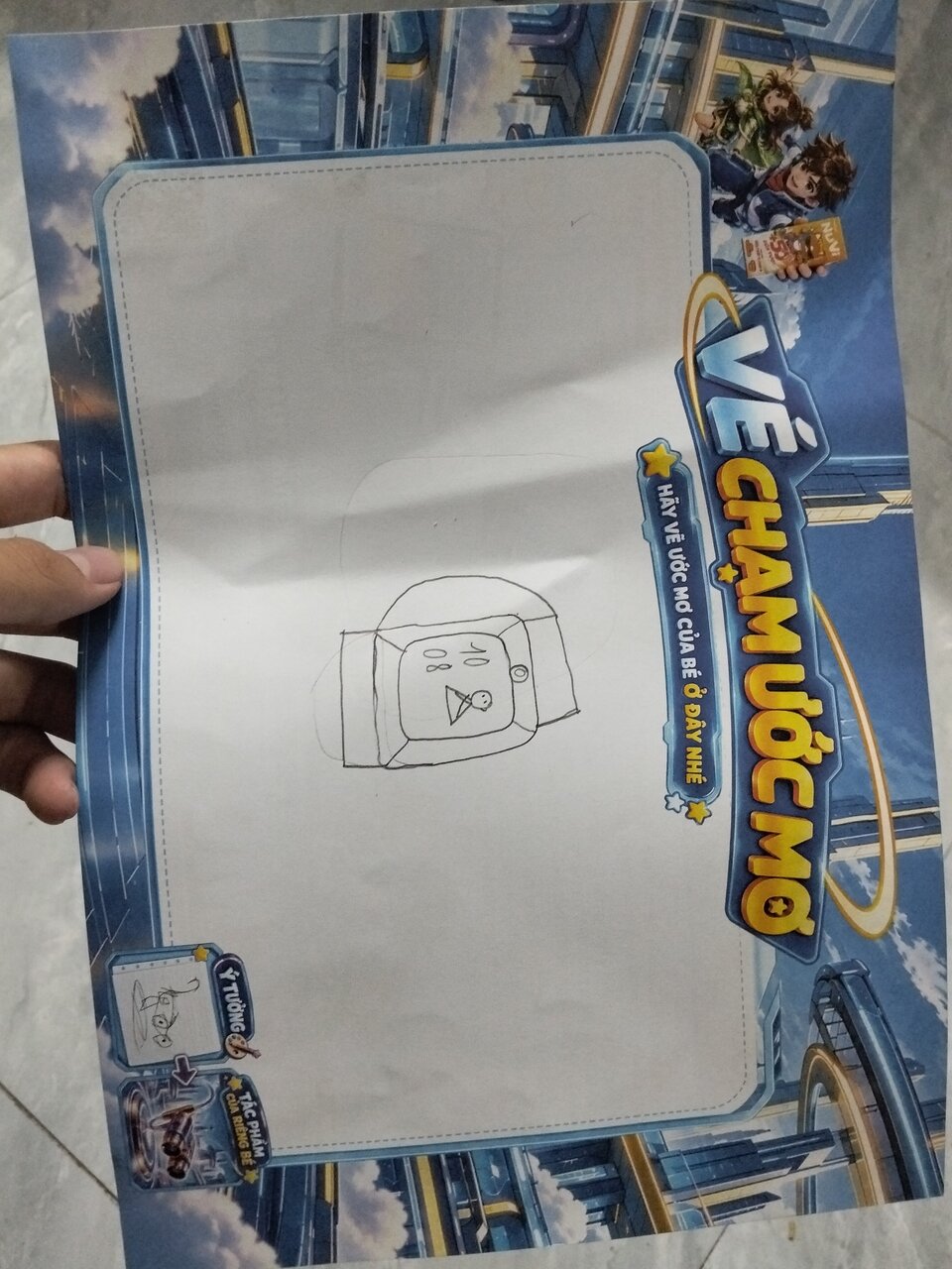 Ảnh gốc bé gửi