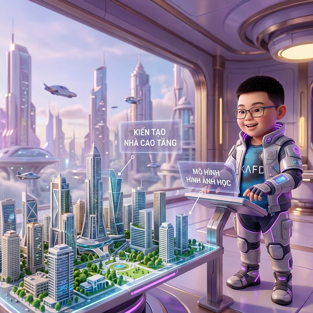 Tác phẩm "Kiến trúc sư siêu năng lực" của Nguyễn Gia Bảo, Căn cứ Sáng Tạo