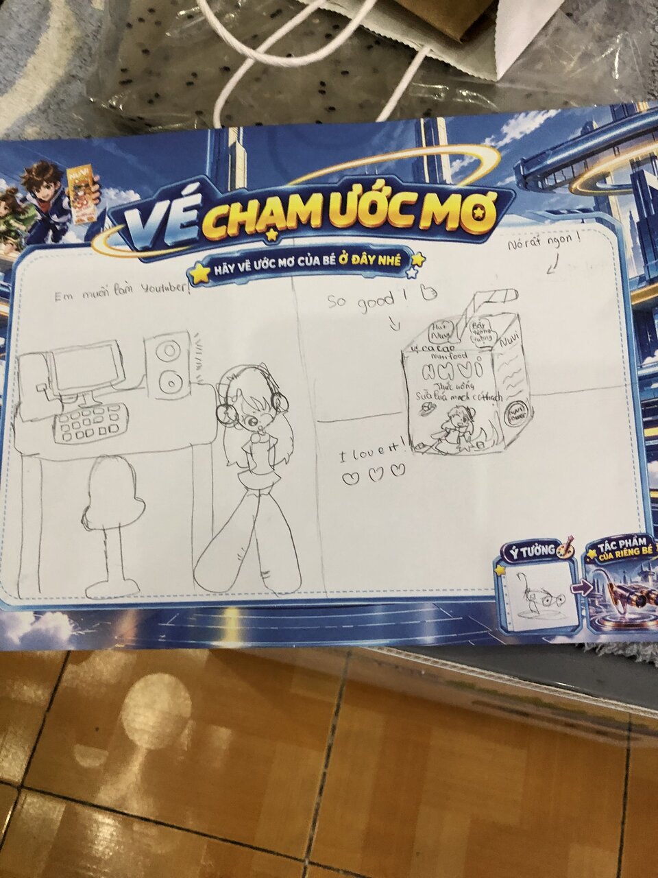 Ảnh gốc bé gửi