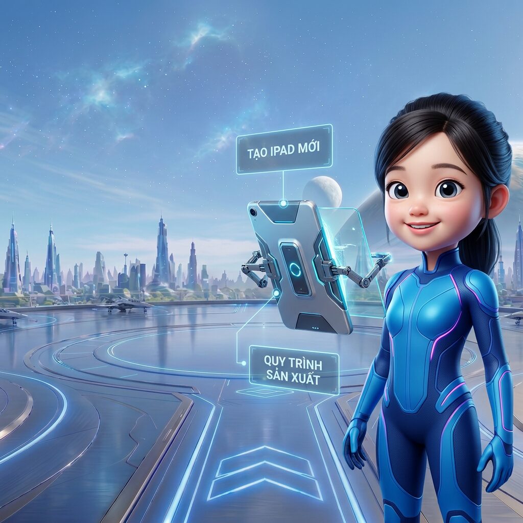 Tác phẩm "Bạn có cái Ipad" của My Thảo, Căn cứ Siêu Anh Hùng